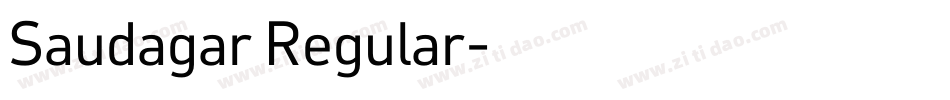 Saudagar Regular字体转换